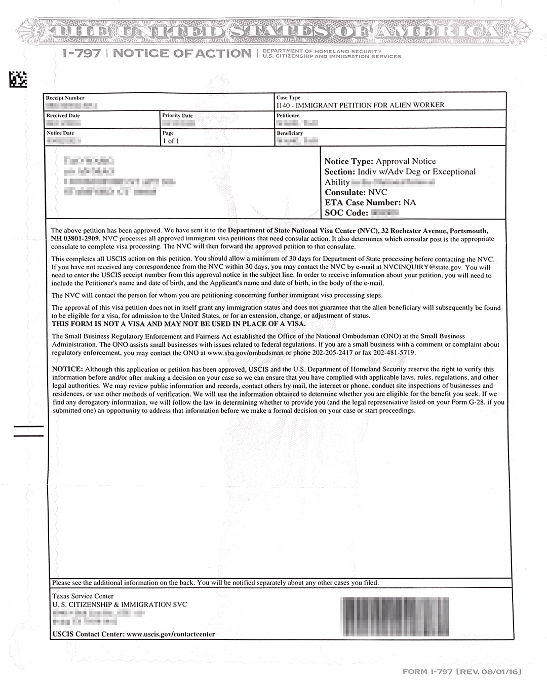 National Interest Waiver (NIW)